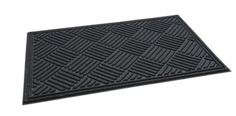 WYCIERACZKA ECO RIB -CROSSHATCH 60X90 BLACK UN