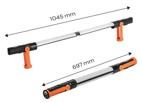 LAMPA WARSZTATOWA AKUMULATOROWA 2X350 LM ROZKŁADANA SMD NEO