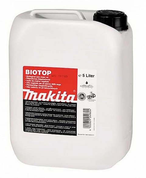 OLEJ DO SMAROWANIA ŁAŃCUCHA 5L BIOTOP MAKITA