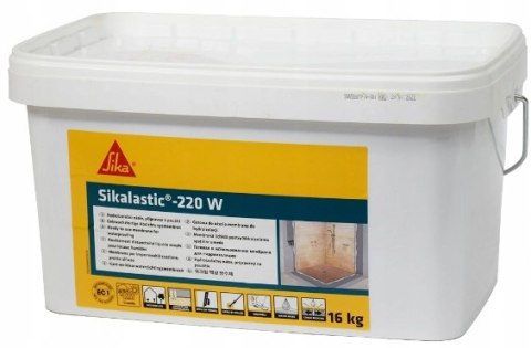 SIKALASTIC-220W PŁYNNA MEMBRANA NA BAZIE ŻYWICY 16KG SIKA