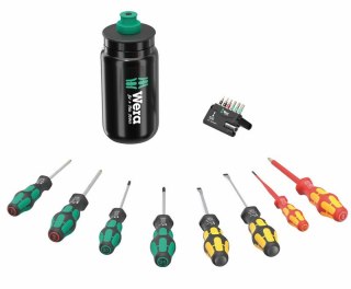 ZESTAW NARZĘDZI WKRĘTAK. 9540 KRAFTFORM XL BOTTLE SET,17CZ. WERA