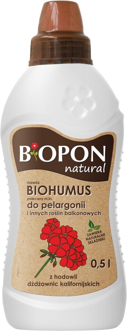 BIOHUMUS - NAWÓZ DO . PELARGONII 1L BIOPON