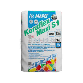 Klej do płytek KERAFLEX MAXI S1 biały 23 kg