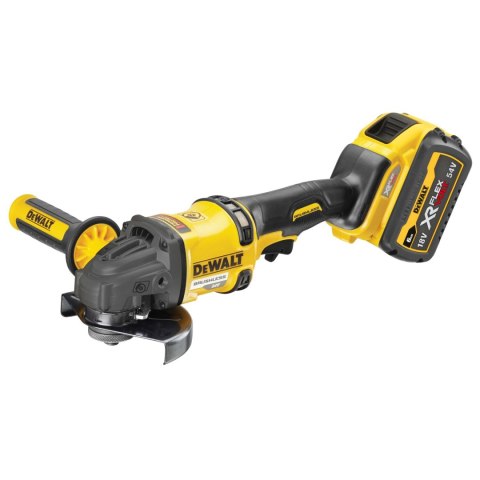 SZLIFIERKA KĄTOWA AKUMULATOROWA 125 MM FLEXVOLT 54 V 2*6.0AH DEWALT