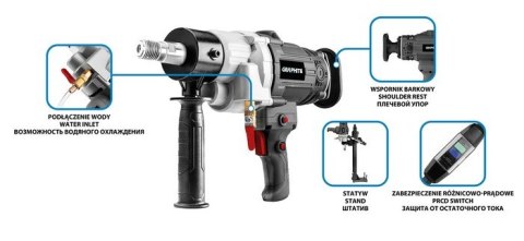 WIERTNICA DIAMENTOWA 2200W GRAPHITE