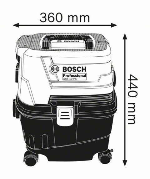 ODKURZACZ UNIWERSALNY GAS 15 PS BOSCH