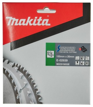 PIŁA SPIEKOWA DO METALU 150*20MM 32Z MAKITA