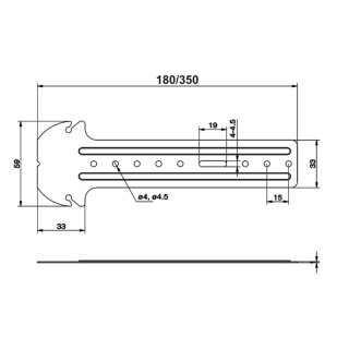 Wieszak do poddaszy 270 mm grzybkowy 100 szt