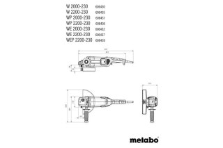 SZLIFIERKA KĄTOWA 230MM WE 2000-230