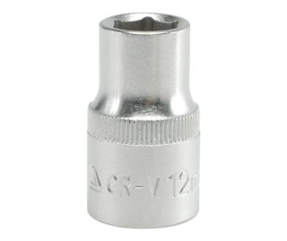 NASADKA KRÓTKA 6-KĄTNA CHROMOWANA 1/2'' 12MM