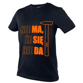 T-SHIRT Z NADRUKIEM MA SIĘ DA ROZMIAR XXXL