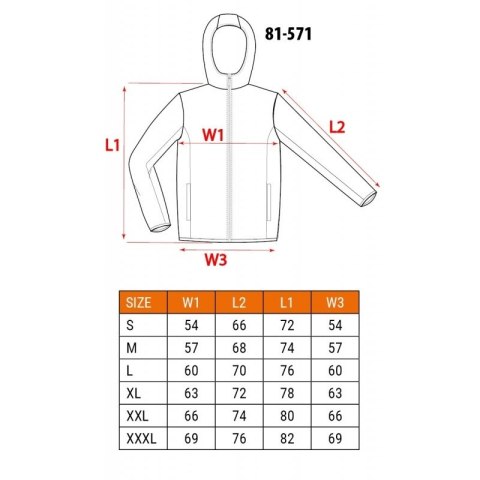 KURTKA Z MEMBRANĄ 8000 PREMIUM, OCIEPLANA, ROZMIAR XL KURTKA Z MEMBRANĄ 8000 PREMIUM, OCIEPLANA, ROZMIAR XL