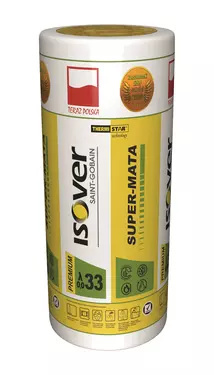 Wełna Isover Super-Mata 0,33 gr.10cm 5,4m2/op