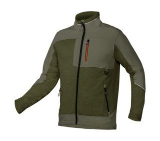 BLUZA SOFTSHELL OUTDOOR ZIELONA ROZMIAR XL