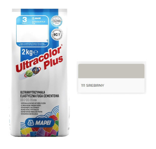 Fuga elastyczna MAPEI ULTRACOLOR PLUS 2kg SREBRNA 111