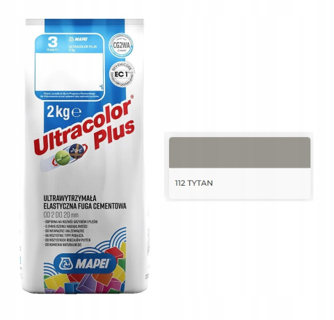 Fuga elastyczna MAPEI ULTRACOLOR PLUS 2kg tytan 112