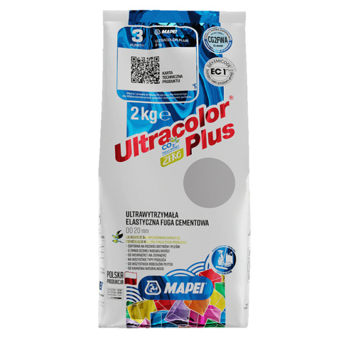 Fuga elastyczna MAPEI ULTRACOLOR PLUS 2kg biała