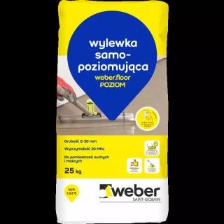 Wylewka samopoziom Weber FLOOR POZIOM od 2-20mm 25KG