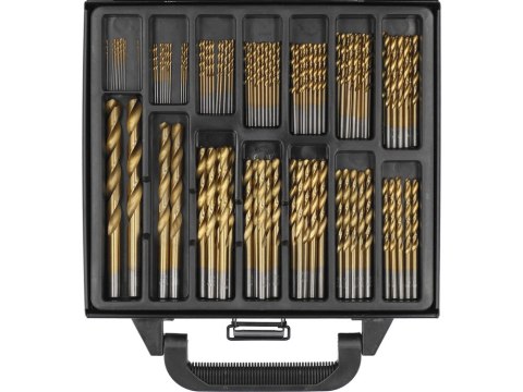 ZESTAW WIERTEŁ DO METALU 1-10MM 99SZT ZESTAW WIERTEŁ DO METALU 1-10MM 99SZT