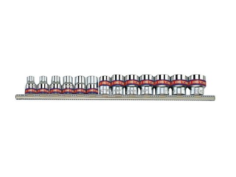 KOMPLET NASADEK CALOWYCH 3/8 12-KĄTNE 13 SZTUK 1/4-13/16 KOMPLET NASADEK CALOWYCH 3/8 12-KĄTNE 13 SZTUK 1/4-13/16