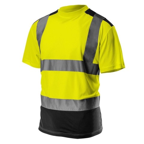 KOSZULKA T-SHIRT OSTRZEGAWCZY CIEMNY DÓŁ ŻÓŁTY L KOSZULKA T-SHIRT OSTRZEGAWCZY CIEMNY DÓŁ ŻÓŁTY L
