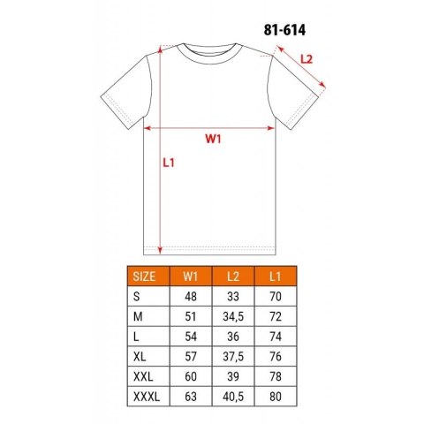 T-SHIRT FUNKCYJNY PREMIUM, ROZMIAR XL T-SHIRT FUNKCYJNY PREMIUM, ROZMIAR XL