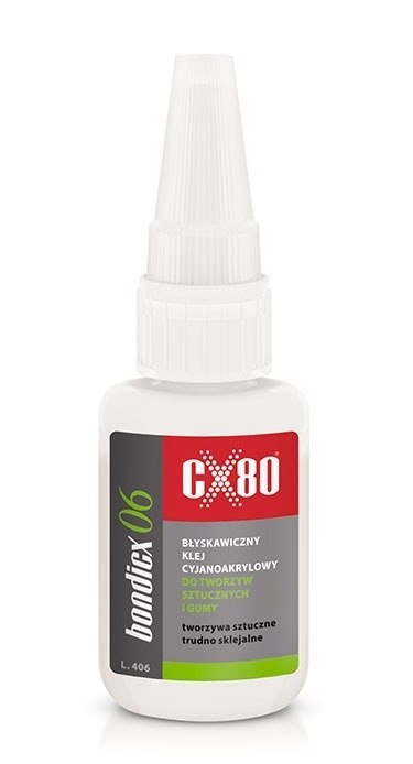 BONDICX 06 50G KLEJ CYJANOAKRYLOWY BONDICX 06 50G KLEJ CYJANOAKRYLOWY