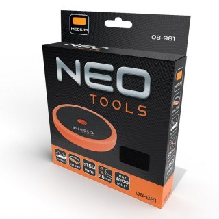 PAD POLERSKI 150*150*25MM GĄBKA ŚREDNIA