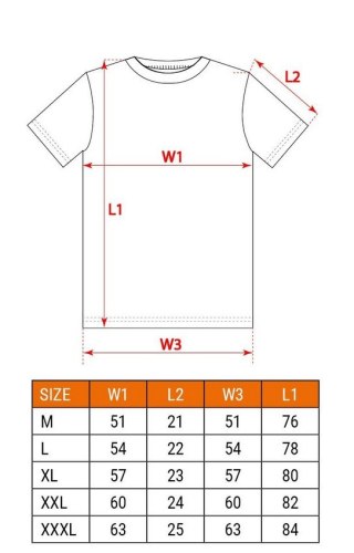 T-SHIRT Z NADRUKIEM MA SIĘ DA ROZMIAR L