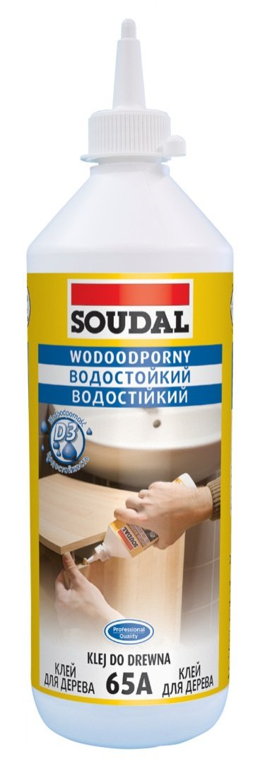 KLEJ DO DREWNA WODOODPORNY 65A 750ML KLEJ DO DREWNA WODOODPORNY 65A 750ML