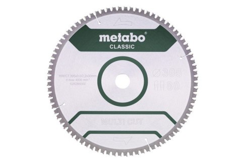 PIŁA TARCZOWA MULTI CUT CLASSIC 305*30MM Z80. PIŁA TARCZOWA MULTI CUT CLASSIC 305*30MM Z80.