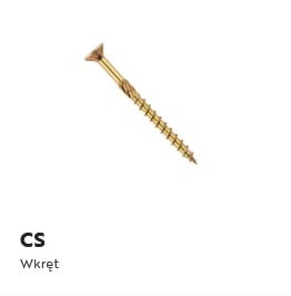 CS 05x090 wkręt ciesielski z łbem stożkowym 200szt./op.