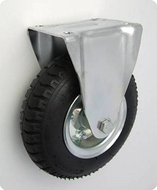 KOŁO PNEUMATYCZNE METAL-GUMA 200MM OBUDOWA STAŁA 2253M