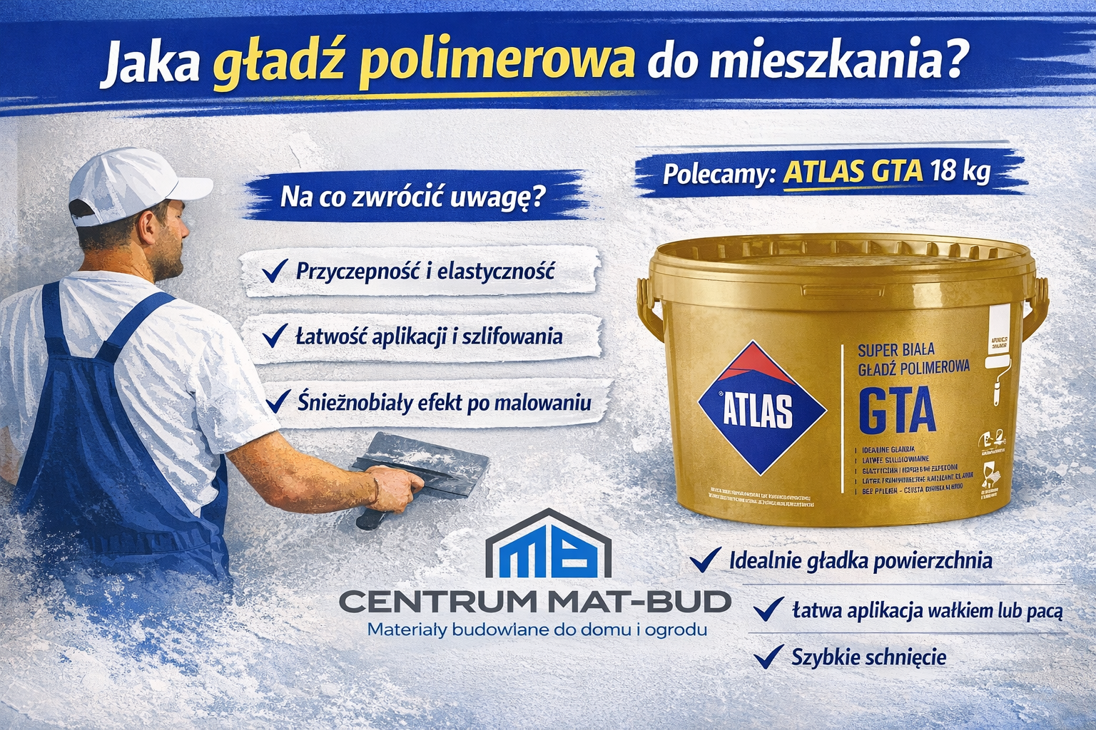 Jaka gładź polimerowa do mieszkania? Praktyczny poradnik przed remontem !