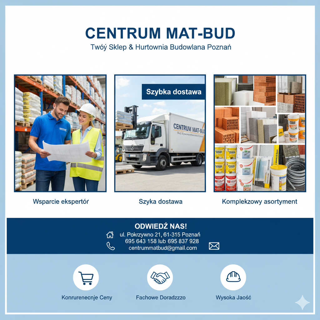 Budujesz od podstaw czy remontujesz? Centrum Mat-Bud – Twój kompleksowy partner w każdej inwestycji!
