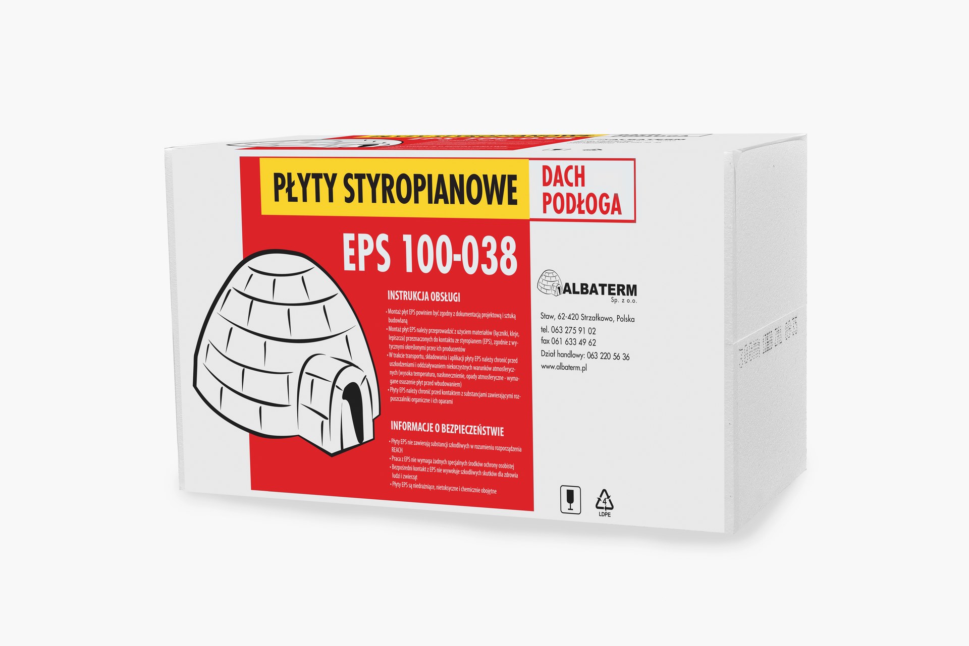 Styropian EPS 100-038 ALBATERM 5 cm – Twoje rozwiązanie na solidne i ciepłe podłogi